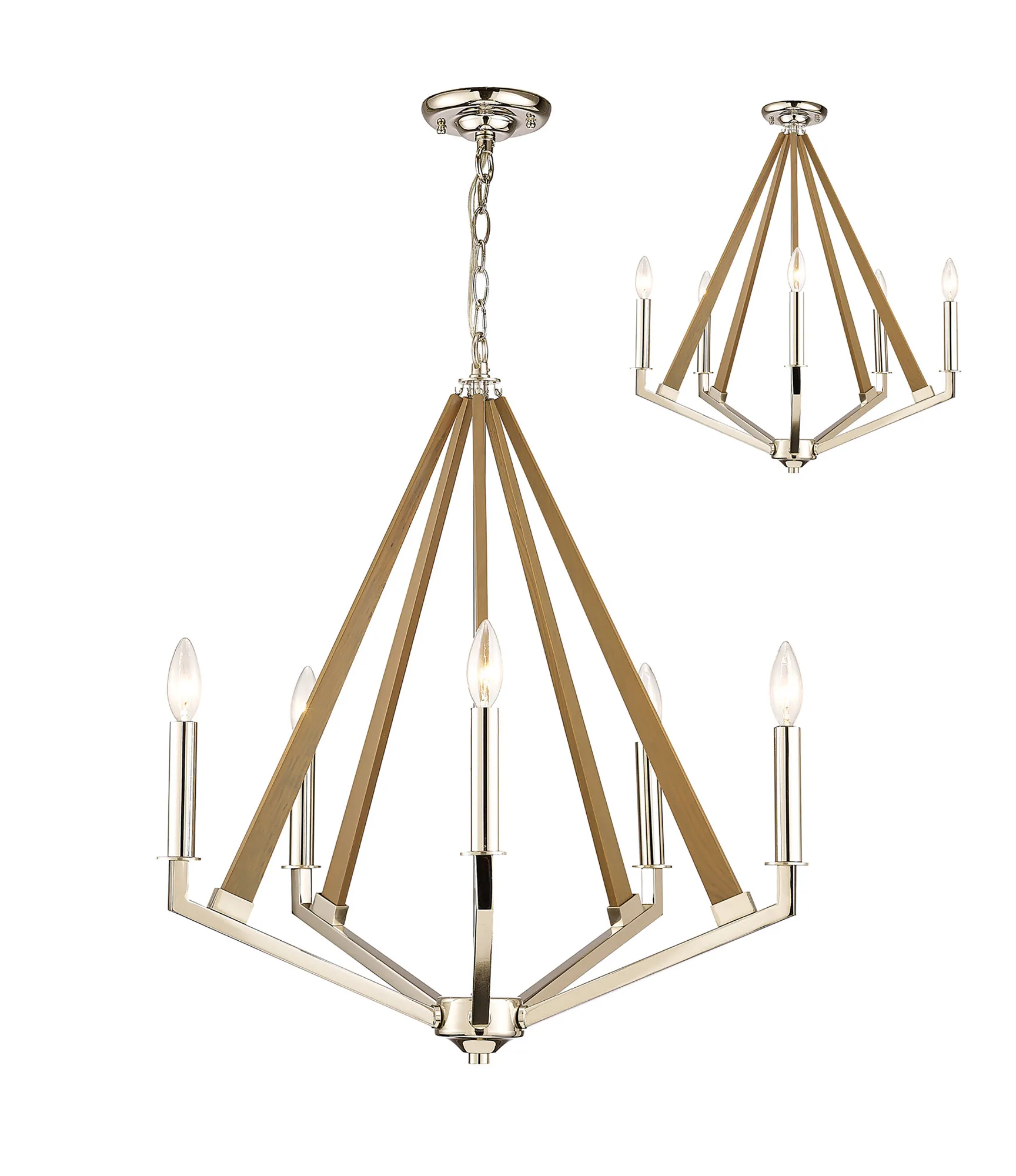 IL31682  Hilton Pendant 5 Light